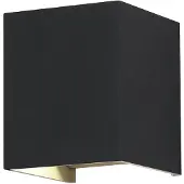 Etc-shop LED Wandleuchte, Up & Down, Lichtkegel einstellbar, L 10 cm