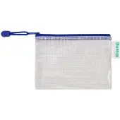 3L Reissverschlusstasche PVC blau A6 175x125mm VE=8 Stück