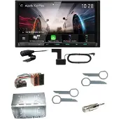 Kenwood DMX8021DABS Android Auto CarPlay Einbauset für Mercedes ML W163