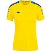 Jako Power Trikot Kurzarm Damen - Gelb / Royal