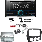 Kenwood DPX-7300DAB Bluetooth Digitalradio USB CD Einbauset für Mazda MX-5 NC