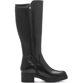Marco Tozzi Damen Stiefel Langschaft Profilsohle 2-25606-41, Größe:39 EU, Farbe:Schwarz