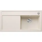 BLANCO Spüle ZENAR XL 6 S 1000 x 510 mm softweiß 527189 1 Spülbecken Mit Tropffläche Becken rechts