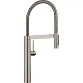 BLANCO CULINA-S II Küchenarmatur Wasserhahn Hochdruck satin platinum Schlauchbrause - inkl.