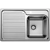 BLANCO Classic 40s, Edelstahl, 1 Becken, 315 x 365 mm, 17,5 cm, 780 mm, 510 mm