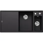 BLANCO Spüle AXIA III 6 S 1000 x 510 mm schwarz ohne Multifunktionsschale 525850 1 Spülbecken Becken rechts Mit Restebec