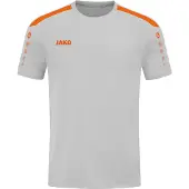 Jako Kinder Trikot Power KA, Farbe:soft grey/neonorange, Größe:152