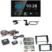Kenwood DMX5020DABS Android Auto CarPlay Einbauset für Mercedes SLK R171