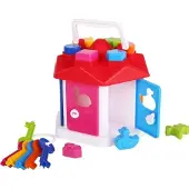 Technok Sorter Pädagogisches Haus Mit Schlüsseln Set Blöcke Formen Farben