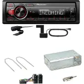 Pioneer MVH-330DAB Bluetooth Digitalradio Einbauset für Dacia Duster bis 2012