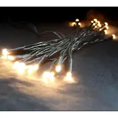 Mojawo 30'er LED Lichterkette Innenbereich warmweiß