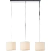 Brilliant Pendelleuchte 3-flammig Teddy weiß IP20 E27 dimmbar Geeignet für LED-Leuchtmittel