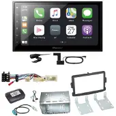 Pioneer SPH-DA250DAB Bluetooth DAB+ USB Einbauset für Dacia Duster Lodgy Logan