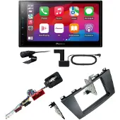 Pioneer SPH-DA77DAB CarPlay Android Auto Digitaltadio Einbauset für Mazda 5 CW