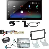 Pioneer DMH-A340DAB USB MP3 DAB+ Moniceiver Einbauset für Renault Captur Master