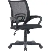 Lomadox Bürostuhl Genius höhenverstellbar und drehbar schwarz