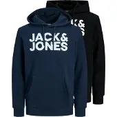 Jack & Jones Corp Logo 2 Pack Kapuzenpullover