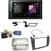 Pioneer DMH-A3300DAB USB MP3 Digitalradio Einbauset für Mercedes G Klasse W463