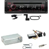 Kenwood KDC-BT450DAB Bluetooth Digitalradio Einbauset für Mercedes W210 ab 08/99