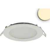 ISOLED LED Downlight, 9W, rund, ultraflach, blendungsreduziert, weiß, warmweiß, dimmbar CRI90