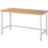 RAU Werktisch Buche-Massiv-Platte BxTxH 1500x800x825 mm
