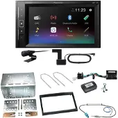 Pioneer DMH-A240DAB DAB+ Bluetooth Einbauset für Citroen C2 C3 Berlingo Jumpy