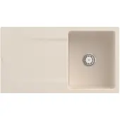 Villeroy & Boch Keramikspüle 33351FFU, Siluet 50 flat Flächenbündige Spüle - inkl.