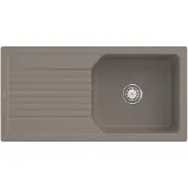 Villeroy & Boch 338601TR Subway 60 Keramikspüle Einbau Unterschrankbreite ab 60 cm Weiß Keramik mit Excenterbetätigung - inkl.