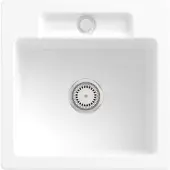 Villeroy & Boch Keramikspüle 334501R1, Siluet 50 S Einbauspüle - inkl.