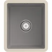 Villeroy & Boch Keramikspüle 332401KD, Subway 45 SU Unterbauspüle - inkl.