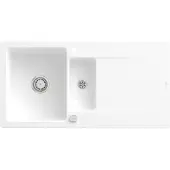 Villeroy & Boch Keramikspüle 333702RW, Siluet 60 R Einbauspüle - inkl.