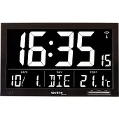 Technoline WS 8007 die moderne Funkwanduhr mit XXL Display Abmessungen 368 x 228 x 29mm