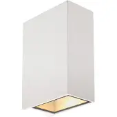 SLV QUAD 2 XL Wandleuchte eckig Weiß LED 2x3,2W 3000K up-down 232441