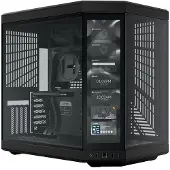 HYTE Y70 touch infinite, Midi Tower, PC, Schwarz, ATX, EATX, ITX, micro ATX, 18 cm, 42,2 cm