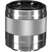 Sony E 50mm f/1.8 OSS silber Gebrauchtware | Kaum Gebrauchsspuren | 12 Monate Garantie