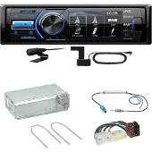 JVC KD-X561DBT Digitalradio Bluetooth USB Einbauset für Mercedes Citan W415