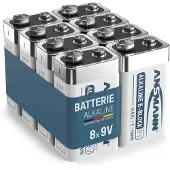 Ansmann Alkaline Longlife 9V Blockbatterien – Zuverlässige Batterien für Rauchme