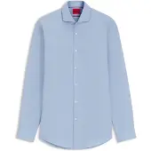 HUGO Slim-Fit Hemd aus Baumwolle mit Cutaway-Kragen Grösse 46