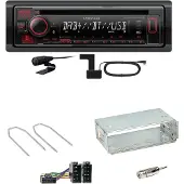 Kenwood KDC-BT450DAB Bluetooth Digitalradio Einbauset für Dacia Duster bis 2012