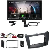 Kenwood DMX8021DABS Android Auto CarPlay Bluetooth Einbauset für Mazda 3 BL