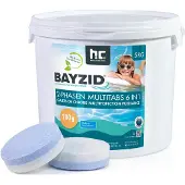 Höfer Chemie 1x5 kg BAYZID 2-Phasen-Multitabs 200g 6in1 zu Schnellchlorung und Langzeitpflege