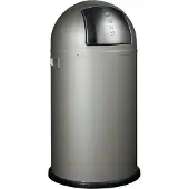 Wesco Pushboy, 50 l, Rund, Stahl, Silber, 400 mm, 400 mm