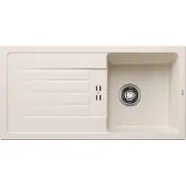 BLANCO Favum 45 S, Aufsatzwanne, Rechteckig, Silgranit, Weiß, 1 Becken, 435 mm