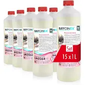 Höfer Chemie 15x1 L BAYCINEX Grundreiniger für Pools gegen Kalk- und Schmutzablagerungen