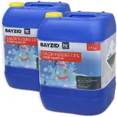 Höfer Chemie 2x25 kg BAYZID Flüssigchlor 13% zur effektiven Pool Desinfektion
