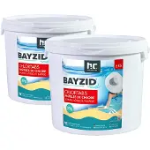 Höfer Chemie 2x5 kg BAYZID Chlortabs 20g schnell lösliche Reinigungstabs für sauberes Badewasser