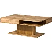 MASSIVMOEBEL24.DE Couchtisch Wildeiche 120x70x45 natur geölt WIEN #201
