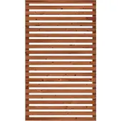 Plus Zaun Teilelement Tokyo Thermo Wood 83 x 140 cm goldbraun
