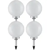 Etc-shop 4er Set LED Solarleuchten mit IP44 Schutzart