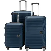 Hauptstadtkoffer - Mitte - Koffer-Set 3 Trolley Hartschale, TSA, XXL Erweiterung, 4 Rollen (S, M & L),Dunkelblau